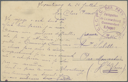 Br Luxemburg - Besonderheiten: 1919. Picture Post Card Of ‘Vue Prise De La Caserne Des Volontaires’ Addressed To - Other & Unclassified