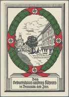 Ansichtskarten: Propaganda: 1939/1941, "Das Geburtshaus..." Und Portrait Mit Verschiedenen Sonderste - Partiti Politici & Elezioni