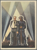 Ansichtskarten: Propaganda: 1941, "Tag Der Dt. Polizei" Techn. Nothilfe U. Feuerwehren Im Luftschutz - Partiti Politici & Elezioni