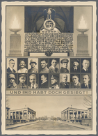 Ansichtskarten: Propaganda: 1941, MÜNCHEN "UND IHR HABT DOCH GESIEGT !", Mit SST München 30.31941 In - Partiti Politici & Elezioni