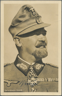 Ansichtskarten: Propaganda:  1943(ca): Fotoansichtskarte Generalmajor Ringel Originalunterschrift De - Partiti Politici & Elezioni