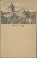 GA Ansichtskarten: Vorläufer: 1879 Ca., RUDELSBURG, Vorläuferkarte 5 Pf. Lila Als Privatganzsache, Unge - Zonder Classificatie