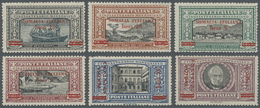 ** Italienisch-Somaliland: 1923, Complete Set Of Six Values Up To 5 L. Violet And Black, Mint Never Hinged, Expertised D - Somalie