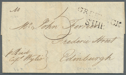 Br Jamaica - Vorphilatelie: 1790. Stampless Envelope Written From Lucca, Jamaica Dated '24 June 1790' Addressed To Edinb - Jamaica (...-1961)