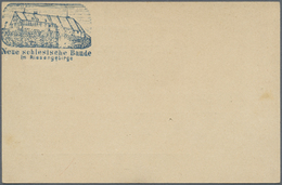 GA Ansichtskarten: Vorläufer: 1880 (ca). Privat-Postkarte 5 Pfge Violett Ziffer Mit Bläulicher Abb. Rs. - Unclassified
