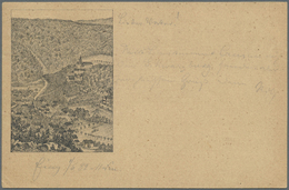 Ansichtskarten: Vorläufer: 1882, SCHWARZBURG, Vorläuferkarte Mit K1 SCHWARZBURG / 30.5.82, Marginal - Non Classés