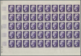 ** Monaco: 1950, 50ct. - 15 Fr. Freimarken Fürst Rainier III., Kompl. Satz UNGEZÄHNT In Postfrisch Einwandfreien - Unused Stamps