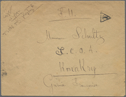 Br Kamerun: 1917. Stampless Envelope Endorsed 'F.M.' Written From The 'Depot D'loles, Douala' Dated '19th Sept 17' Addre - Camerún (1960-...)