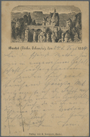 GA Ansichtskarten: Vorläufer: 1884, BASTEI, Vorläuferkarte 5 Pf. Lila Als Privatganzsache Mit R3 BASTEI - Non Classificati