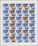 ** Monaco: 1967, Olympische Winterspiele Grenoble 2.30 Fr. Schiabfahrtslauf Im Kompletten Ungezähnten PROBEDRUCK- - Unused Stamps
