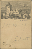 GA Ansichtskarten: Vorläufer: 1885, RUDELSBURG, Vorläuferkarte 5 Pf. Lila Als Privatganzsache Mit K1 BA - Non Classificati