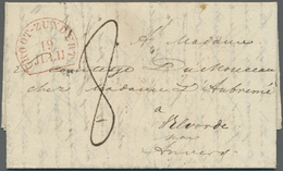 Br Niederlande - Vorphilatelie: 1835, Folded Letter Sent From GELDROP Via GROOT-ZUNDERT (v.d. Linden 1669) To Vil - ...-1852 Prephilately