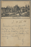 GA Ansichtskarten: Vorläufer: 1886, BAD EILSEN, Vorläuferkarte Mit 5 Pf. Lila Als Privatganzsache Mit T - Non Classificati