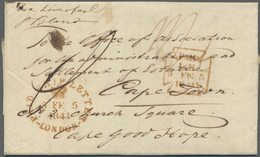 Br Niederlande - Vorphilatelie: 1844, Entire Written From AMSTERDAM Sent Via Liverpool "per Bland" To Cape Town W - ...-1852 Prephilately