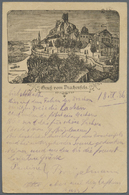 GA Ansichtskarten: Vorläufer: 1886, DRACHENFELS, Vorläuferkarte 5 Pf. Lila Als Privatganzsache Mit K1 D - Non Classificati