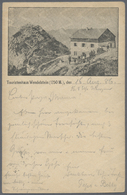 GA Ansichtskarten: Vorläufer: 1886, "Touristenhaus Wendelstein (1750 M.)", Gebrauchte Privatganzsache 5 - Non Classificati