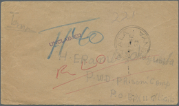 Br Kenia - Britisch Ostafrika: 1953. Unstamped Envelope Addressed To 'P.W.D. Prison Camp, Gilgil' Cancelled By Yala/Keny - British East Africa