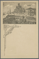 GA Ansichtskarten: Vorläufer: 1887 Ca., DRACHENFELS, Vorläuferkarte 10 Pf. Adler Rot, Ungebraucht In Se - Non Classificati