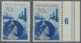 ** Niederlande: 1931, 70 C. Freimarken-Ausgaben "Königin Wilhelmine" A+B, B Im Seltenen 72,5 Raster - Storia Postale