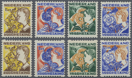 ** Niederlande: 1932, 2 Sätze Wohlfahrtsausgabe Postfrisch "Voor Hat Kind", - Covers & Documents