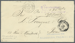 Br Kolumbien: 1902. Stampless Envelope Written From Medellin Forwarded By 'Encaminada Por/Alzamra, Palacio & Co' With Ca - Colombia