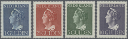 ** Niederlande: 1946, Freimarken: Königin Wilhelmina, Tadellose Postfrische Serie, Lediglich Der Unbedeutende Kle - Covers & Documents