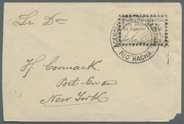 Br Kolumbien - Lokalpostmarken: RIO-HACHA: 1902. Envelope (right Lower Corner Round) Addressed To New York Bearing Yvert - Colombia