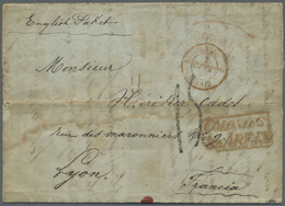 Br Kolumbien - Besonderheiten: 1853, British Post Office: 1853. Stampless Envelope Dated Bogota ‘20/7/53’ Addressed To F - Colombie