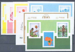 ** Kongo (Kinshasa / Zaire): 1971, "UNICEF 25th ANNIVERSARY" Extraordinary Colour Proof Of Non Issued Souvenir Sheet, Pr - Other & Unclassified