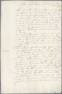 Br Niederlande - Besonderheiten: 1861, Zwei Briefinhalte, Zusammen Acht Seiten, überschieben "Lettre Secrete (geh - Other & Unclassified