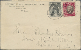 Br Liberia: 1902. Envelope Written From Lower Buchanan Addressed To London Bearing Yvert 60, 2c Red And Yvert 74, 3c Gre - Liberia