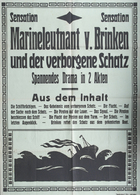 Ansichtskarten: Motive / Thematics: FILM, Original Filmplakat (62,5 X 86 Cm) "Marineleutnant V. Brin - Altri & Non Classificati