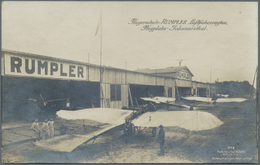 Ansichtskarten: Motive / Thematics: FLUG, BERLIN Flugplatz-Johannistal, Drei Historische Fotokarten, - Andere & Zonder Classificatie