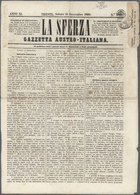 Br Österreich: 1860, Zeitungsmarke 1,05 Kr. In Besserer Farbe Grau, Allseits Breit/überrandiges Kabinett-Stück Au - Neufs