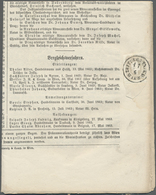 Br Österreich: 1863 (17.6.), Zeitungsmarke (1.05 Kr.) Hellgrau Auf Kompletter 'Zeitschrift Für Das Österreichisch - Neufs