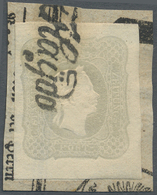 Brrst Österreich: 1861, (1,05 Kr.) Zeitungsmarke Hellgrau, Farbfrisch Und Allseits Breitrandig Mit übergehendem, Kla - Neufs