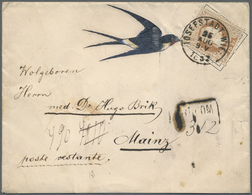 Br Österreich: 1882, 15 Kr. Braun Als Einzelfrankatur Auf Illustriertem R-Brief "Fliegende Schwalbe" Von "JOSEFST - Nuovi