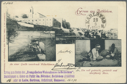 Ansichtskarten: Alle Welt: ASIEN, Jerusalem/Bethlehem, 3 Dekorative Karten Aus Dem Jahr 1898, Alle G - Non Classés