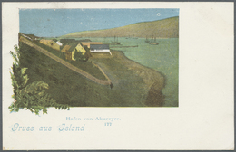 Ansichtskarten: Alle Welt: ISLAND, Hafen Von Akureyre, Postalisch Gelaufen 1902 Nach Dortmund, In Se - Non Classificati