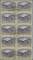 O Österreich: 1908, 5 Kr. Jubiläum, Zwei Gestempelte Horizontale Zehnerblocks In Unterschiedlichen Formaten (Mic - Unused Stamps