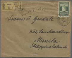 Br Österreich: 1910, Einschreiben Ab BRÜNN 1 Mit Einzelfrankatur 50 Heller Ausgabe 1908 Nach Manila, Philippinen. - Unused Stamps
