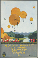 Ansichtskarten: Baden-Württemberg: STUTTGART, Gordon-Benettt-Wettfahrten 1912, Ungebraucht Und In Gu - Altri & Non Classificati