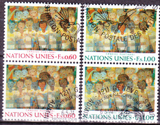 UNO Genf Geneva Geneve - Kunst "Krieg Und Frieden" (MiNr. 41/2) 1974 - Gest Used Obl - Usati