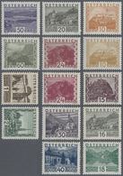 ** Österreich: 1929, Satz "Landschaftsdarstellungen", Große Landschaften Komplett Postfrisch, Unsignierter Luxuss - Unused Stamps