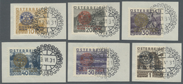 Brrst Österreich: 1931, "Kongress Von Rotary International", Kompletter Tadellos Mit Geradem Rotary-Sonderstempel En - Unused Stamps