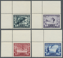 ** Österreich: 1933, Jugendwohlfahrt: FIS-Wettkämpfe In Innsbruck, Kompletter Postfrischer Luxus-Satz Als Schneew - Unused Stamps