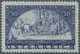** Österreich: 1933, WIPA Faserpapier, Postfrisches Exemplar, Nicht Signiert, Attest Soecknick BPP "echt Und Einw - Unused Stamps