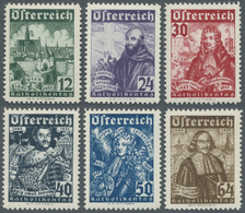** Österreich: 1933, Allgemeiner Katholikentag Als Postfrischer Satz Mit Befund Soecknick BPP "echt Und Einwandfr - Unused Stamps