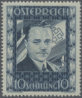 ** Österreich: 1936, 10 Schilling Dollfuss, Einwandfrei Gezähnt Und Postfrisch, Bleistiftsigniert, M€ 1.400,- - Unused Stamps