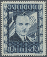 ** Österreich: 1936, 10 S Dollfuß Postfrisch, Fotoattest Soecknick (Kat.-Wt. 1.500.-) - Unused Stamps